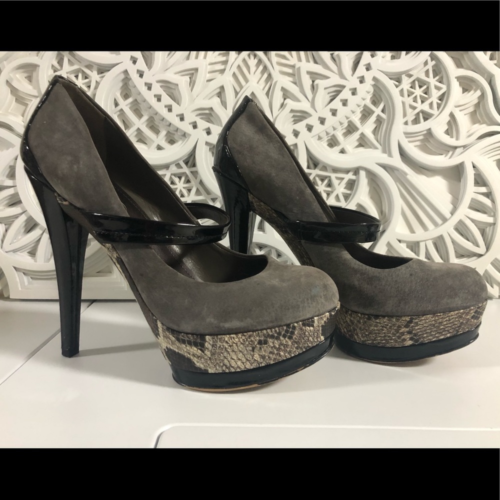 Jessica Simpson “Cheetah” platform Mary Jane heels